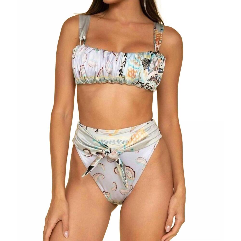 NEW MONTCE victoria bandeau bikini top in st. barths floral